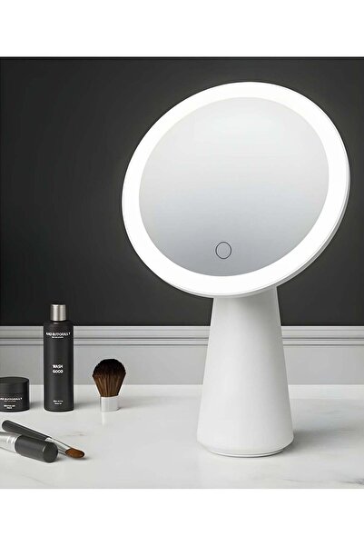Generic Luminous LED Makeup Mirror with Touch Sensor – Rechargeable Dimmable ...