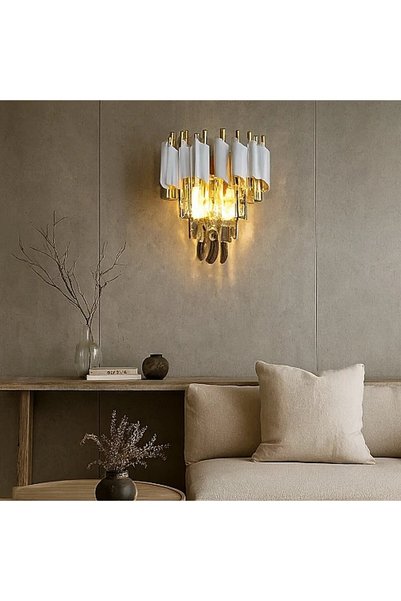 Generic Brand Wall Lamp Moderli Gold E14 Wa/S6442/2Wh+Gd