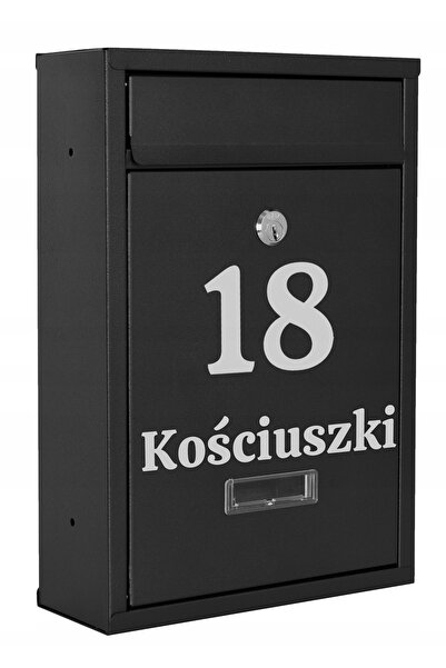 Gockowiak Cutie poștală pentru scrisori, poștă, pentru gard, număr stradal, a...