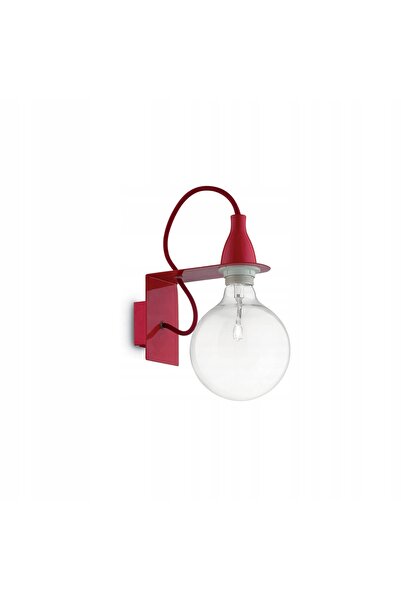 Ideal Lux Aplică de perete roșie minimalistă 45221