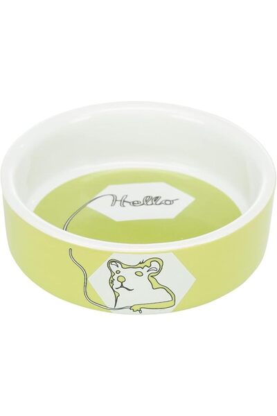 Trixie Bowl, Hello comic rabbit, ceramic, 240 ml/ø 11 cm
