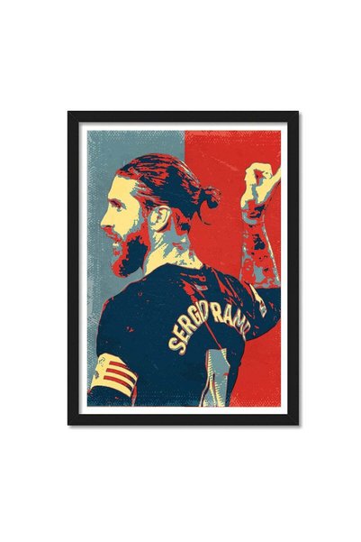Generic Sergio Ramos Framed Poster