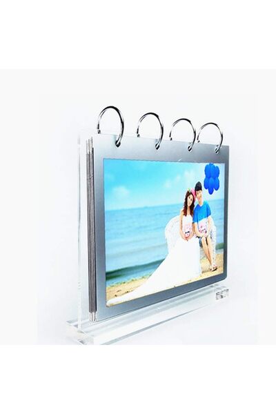 Generic Leoyoubei Clear Acrylic Photo Frame - Double-Sided Display for 4x6" P...