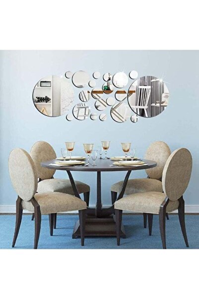 Generic TPGP Self-Adhesive Round Circle Mirror, Pack Of 30 Round Mirror Stick...