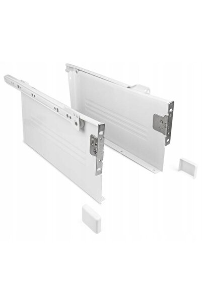 ATM Glisiere de sertar METALBOX 350 x 150 mm. Comodă înaltă albă cu sertare