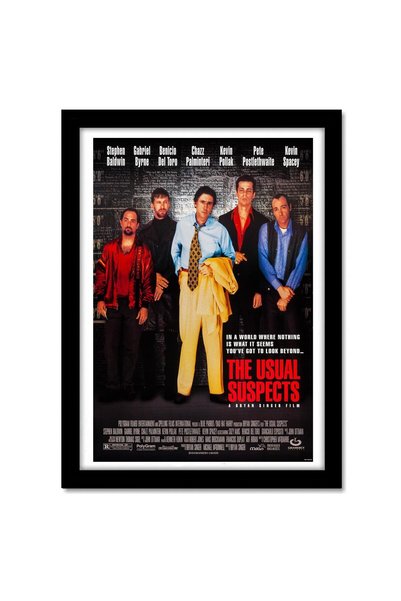 Generic GRAY WALL - The Usual Suspects Movie Framed Poster Acrylic Glass For ...