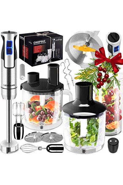 Lehmann BLENDER DE MÂNĂ MULTIFUNCȚIONAL MIXER 1200W LAMĂ 1200W MOD XL TURBO S...