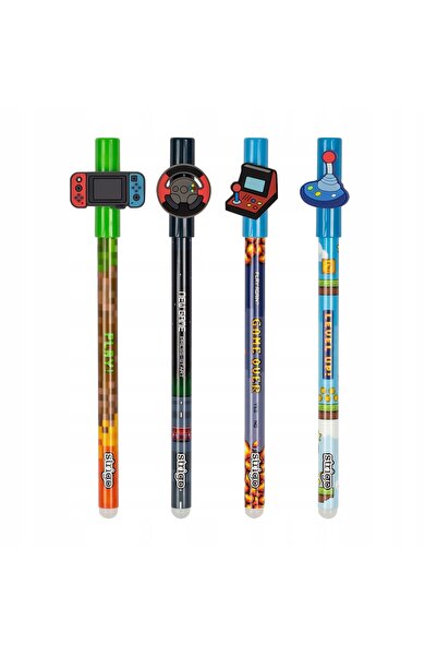 Strigo Pix ștersabil 0.5mm GAMING GRY 4 bucăți