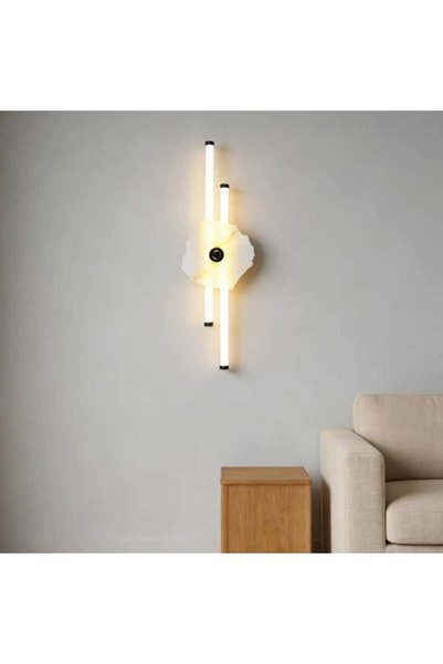 Generic Brand أبليك جداري مودرن أسود LED 9 واط إضاءة صفراء 500 ملم WA/E6988/5...