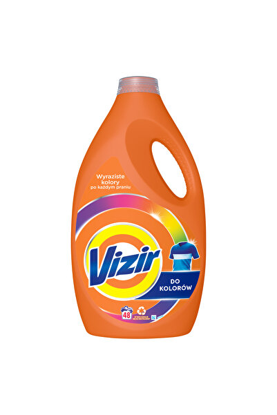 Vizir Detergent Gel Culori Vibrante 48 Spălări 2,4L Concentrat Gros NOU
