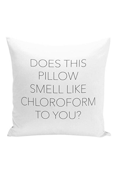Generic Does This Pillow Smell Like Chloroform To You Decorative Pillow White...