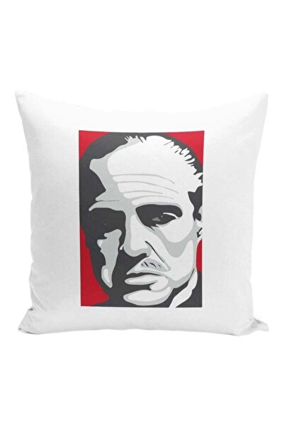 Generic Printed Decorative Pillow Grey/Black/White 16x16inch