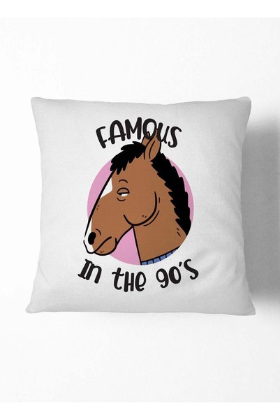 Generic Decorative Cushion Famous In The 90s Quote Horse Mask Couch Cushion