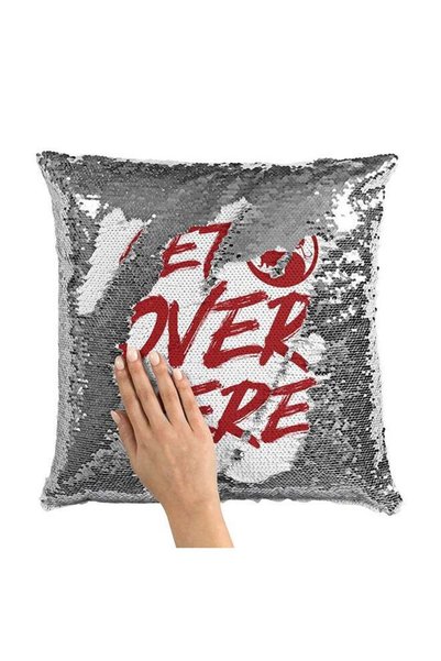 Generic Mortal Combat Sequin Throw Pillow With Stuffing Multicolour 16x16inch