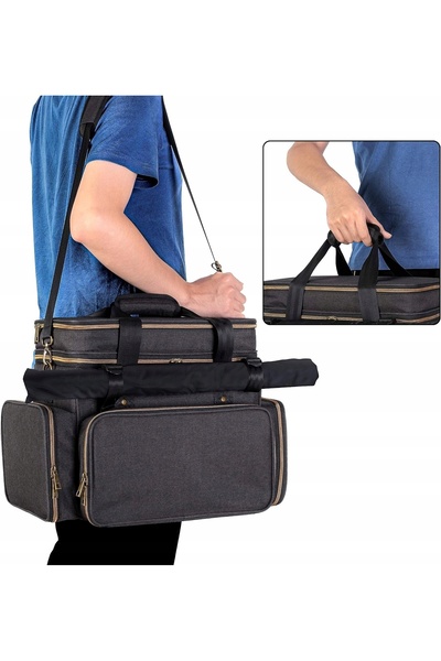 NO BRAND Servietă mare de călătorie cu compartiment organizator pentru laptop