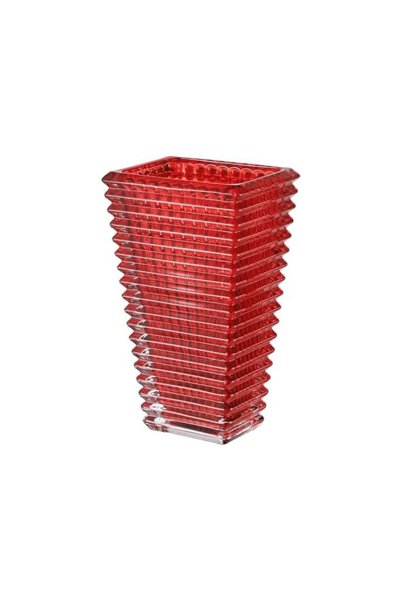 Generic MCMCNCUIU Crystal Vase, Red Glass Vase, Vases for Centerpieces, Moder...