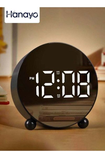 Generic Digital Alarm Clock Rechargeable Alarm Clock LED Night Mode Electroni...