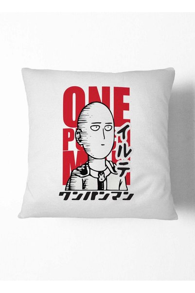 Generic Decorative Cushion Minimalistic Japanese Style Art One Punch Man Couc...
