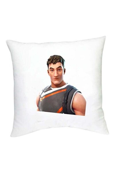 Generic Fortnite Character Printed Decorative Cushion White/Beige/Grey 16x16inch
