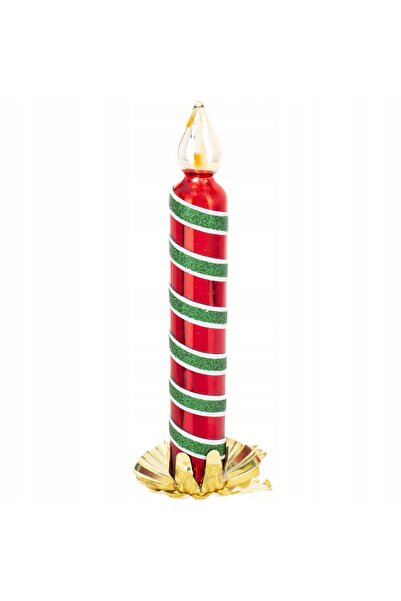 Artpol Globuri de sticlă cu clemă 13.5 x 1.8 cm Decorațiune pentru bradul de ...