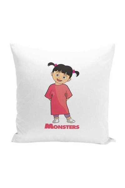 Generic Boo From Monsters Inc Decorative Throw Pillow White/Pink/Beige 16 x 1...