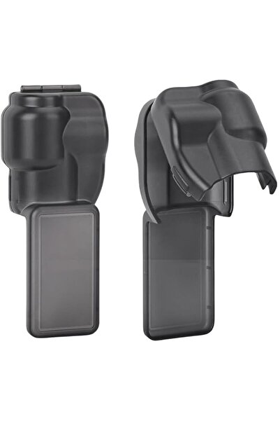 SYOSI غطاء عدسة لـ DJI Osmo Pocket 3، غطاء عدسة واقٍ قابل للطي 2 في 1 وواقي ش...