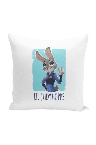 Generic Lt Judy Hopps Decorative Throw Pillow White 16 x 16inch