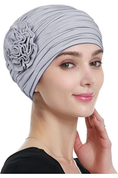GENERAL Alnorm Flower Design Chemo Hair Loss Caps Cancer Headwear for Women