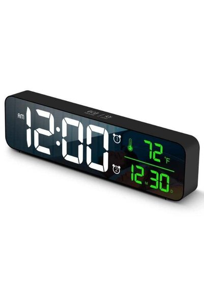 Generic Digital Clock, Digital Clock Large Display, LED Digital Alarm Clock f...