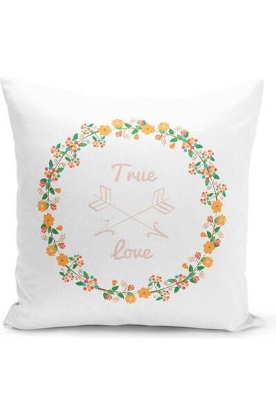 Generic True Love Design Decorative Pillow Multicolour