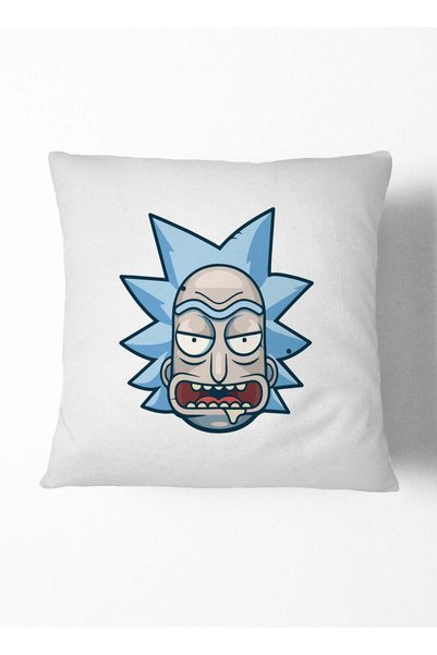 Generic Decorative Cushion Minimalistic Logo Rick And Morty Couch Cushion