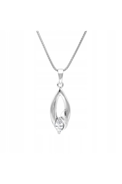 NO BRAND Pandantiv din argint 925 Sterling cu zirconiu |   Cadou |   Subtil ș...
