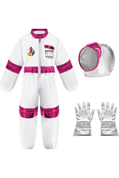 Generic Children's Astronaut Space Costume Space Pretend Dress Up Role Play S...