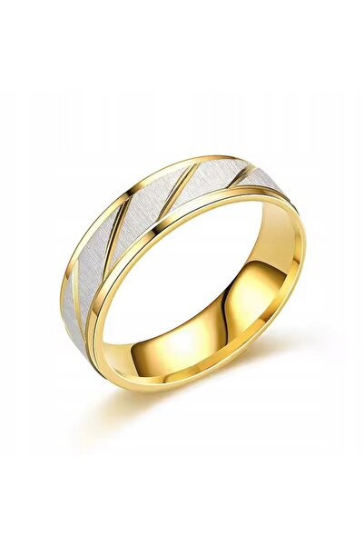 NO BRAND Inel de aur elegant, verighetă, 6 mm, mărimea 20