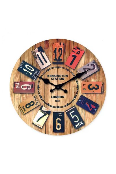 Generic 1pcs Wood European Old Time Classic Retro Wall Clock Fashion Decorati...