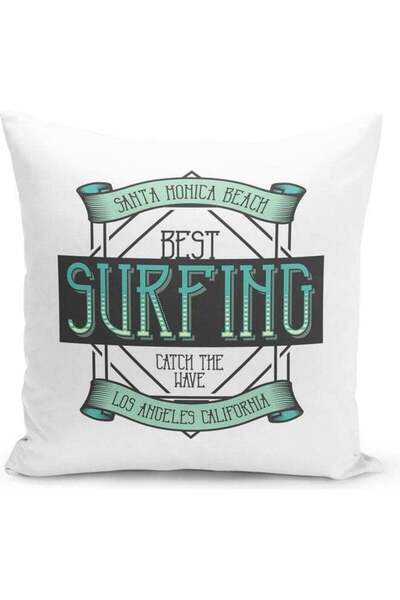 Generic Surf Design Decorative Pillow Multicolour