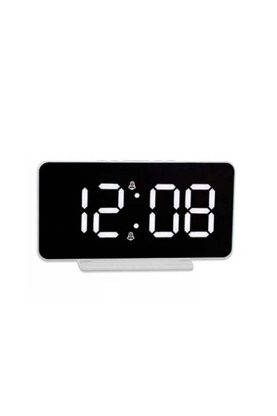Generic CRONY 0S-002 LED Clock Digital Clock Student Makeup Mirror Smart Elec...