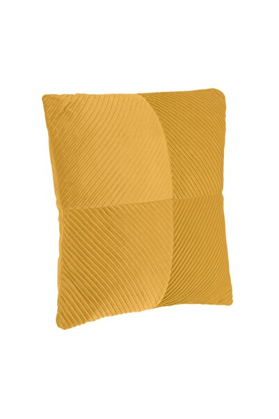 OEM Pernă Decorativa de Iarna Velvet Galben Mustar Reliefata 45x45cm – reîmpr...