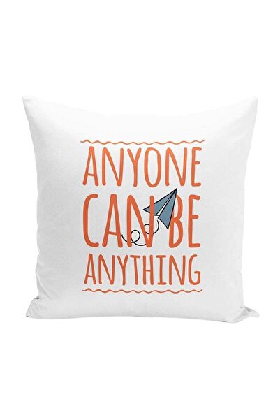 Generic Zootopia Quote Anything Decorative Throw Pillow White/Orange 16 x 16inch