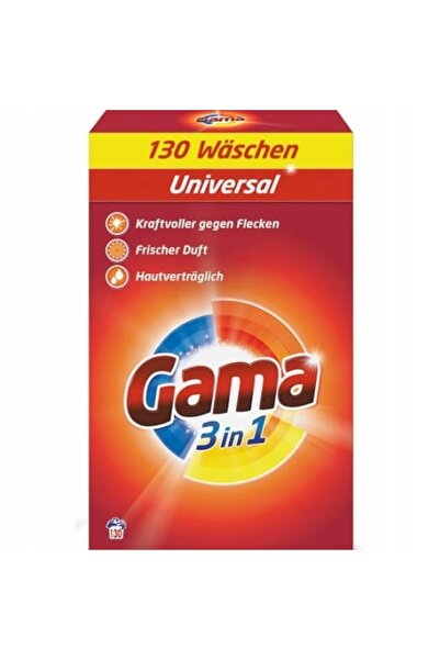 Gama Detergent pudră universal pentru spălarea hainelor albe și colorate 7,8 ...
