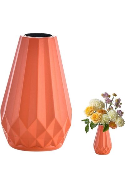 Generic Unbreakable Flower Vase, PE Plastic Flower Vases, Durable Decorative ...
