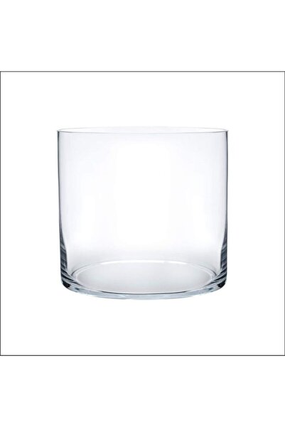 Generic Cylindrical Shaped Vase Clear 12x15cm