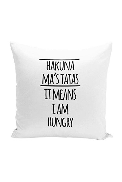 Generic Hakuna Matata The Lion King Decorative Throw Pillow White/Black 16 x ...
