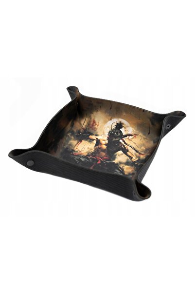 NO BRAND Tavă pentru zaruri - Samurai 22x22cm
