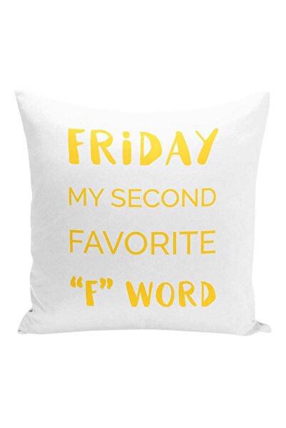 Generic Friday My Second Favourite F Word Funny Sarcastic Witty Printed Decor...