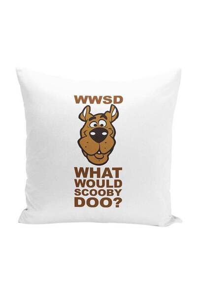 Generic What Would Scooby Do Throw Pillow With Stuffing Multicolour 16x16inch