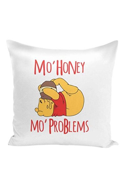 Generic Cartoon Printed Decorative Pillow Red/Yellow/White 16x16x7inch
