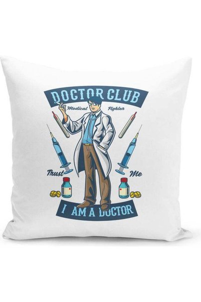 Generic Doctors Gift Decorative Pillow Multicolour