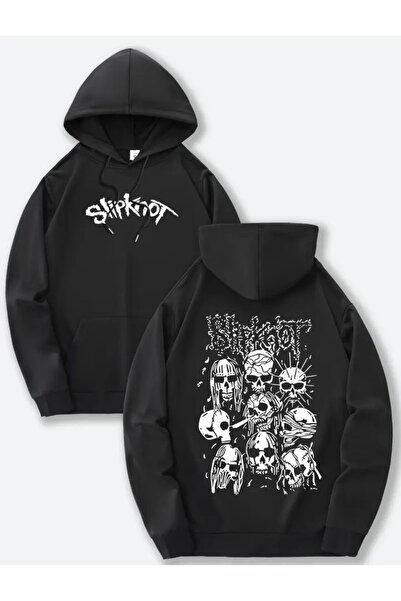 Vordevia Slipknot majica sa kapuljačom od pamuka, premium kvaliteta, prevelik...