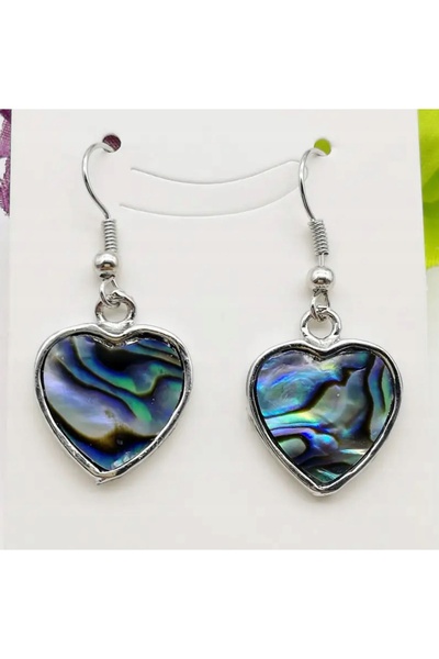 NO BRAND Cercei din argint cu opal, oțel chirurgical cu opal